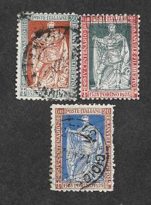 Italy 201-203 Used!