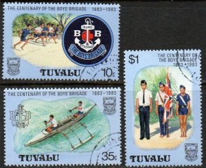 Tuvalu Sc #204-206 Used