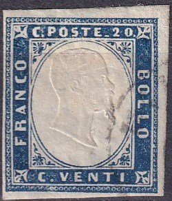 Sardinia #12a F-VF Used CV $16.00  (Z4275)