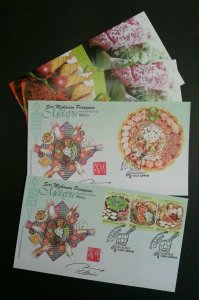 Malaysia Malay Festival Food 2017 Cuisine Delight (FDC pair) *signed *odd *rare