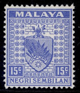 MALAYSIA - Negri Sembilan GV SG32, 15c ultramarine, M MINT. Cat £11.