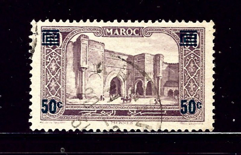 French Morocco 122 Used 1931 surcharge