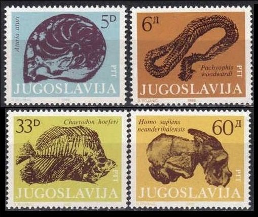 1985 Yugoslavia 2092-2095 Sea fauna