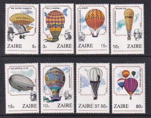 Zaire 1160-1167 Hot Air Balloons MNH VF
