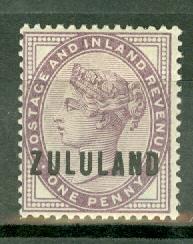 Zululand 2 mint CV $30