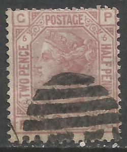 GREAT BRITAIN 67 VFU PLATE 6 M446