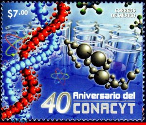 2722 MEXICO 2010 40th ANNIV. OF THE COUNCIL OF SCIENCE AND TECHNOLOGY, MNH