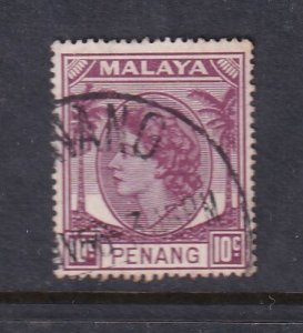 Malaya Penang 1954 Sc 35 10c Used