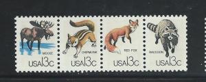 #1757 e-h MNH Strip of 4. No per item S/H fees