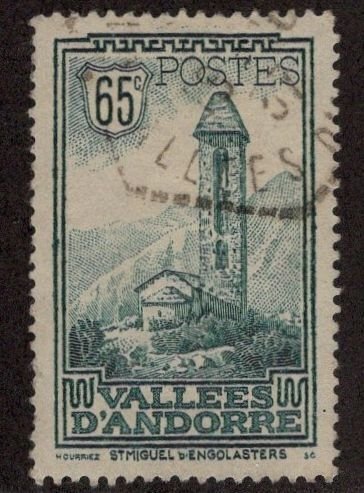 Andorra - French Administration #41 Used *Minor Fault* ~JM-3003