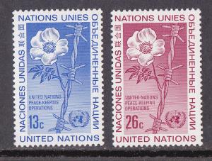 UN - NY # 265-266, Peacekeeping, LH