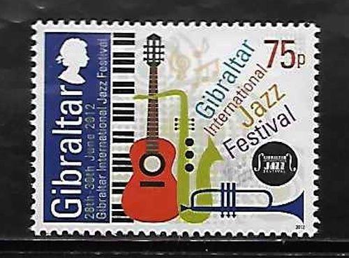 Gibraltar 1340 International Jazz Festival Mint NH