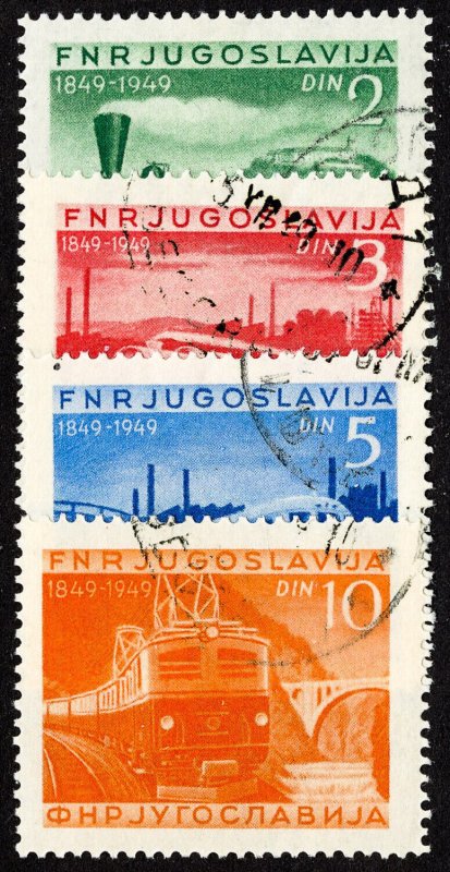 Yugoslavia Stamps # 269-272 Used VF Scott Value $30.00