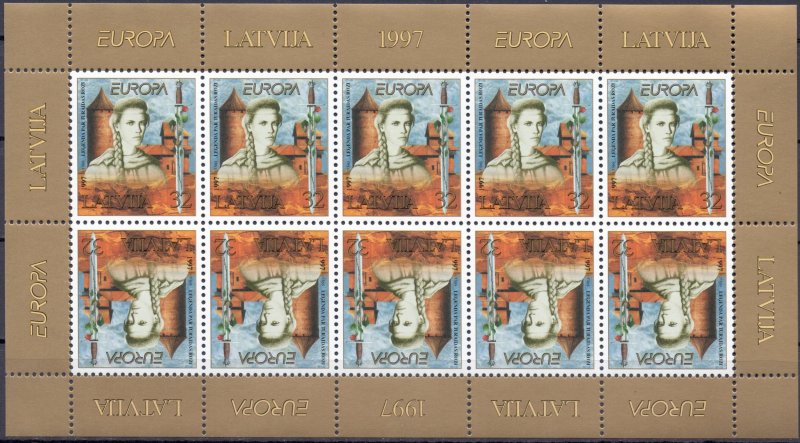 Latvia. 1997. KLB 453. Europe Legends. MNH.