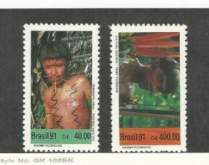 Brazil, Postage Stamp, #2312-2313 Mint NH, 1991