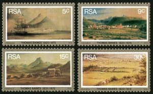 South Africa 443-446,446a,MNH. Painting by Thomas Baines,1975.Views,Sailing ship
