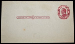 1911 US Sc. #UX24 postal card, mint, fair condition