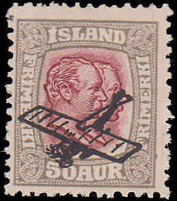 1929 Iceland #C2, Complete Set, Hinged