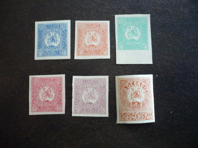 Stamps - Georgia - Scott# 7-12 - Mint Never Hinged Set of 6 Stamps