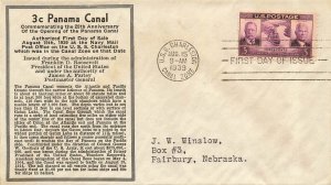 856 3c PANAMA CANAL - Imperial #18