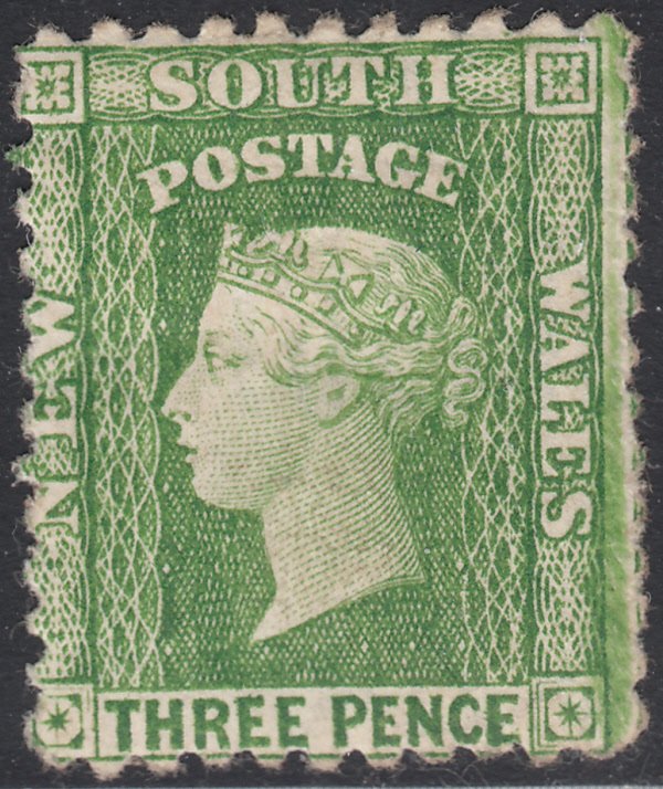 New South Wales 1882-91 MH Sc 63h 3p Victoria Perf 12 x 11