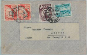 81699 - PERU - POSTAL HISTORY -   AIRMAIL  COVER to ITALY  1948