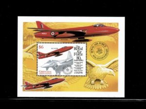 Grenadines 1998 - Royal Air Force - Souvenir Stamp Sheet - Scott #2064 - MNH