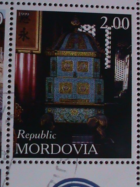 MOLDOVA-1999-CHINA'99 WORLD PHILATELIC SHOW- TREASURE OF CHINA CTO SHEET VF