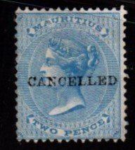 Mauritius - #33 Queen Victoria - Unused NG cancelled