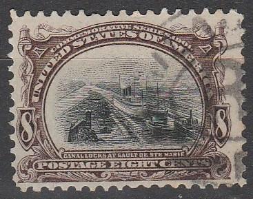 US #298 F-VF Used CV $55.00 (A3448)