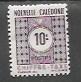 New Caledonia MH J32 Postage Due