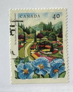 Canada 1991 - Scott 1311 used - 40c, Butchart Gardens