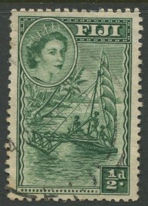 STAMP STATION PERTH Fiji #147 QEII Definitive Issue Used 1954 CV$1.50