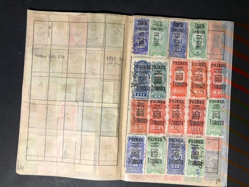 Uruguay Revenue Stamps Mint/Used 1896-1911 (1400 Stamps)