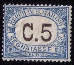 SAN MARINO Mi 19  MH Postage Due Very Fine