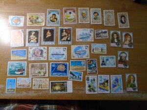 Dubai  #  35 different stamps  used/Mint