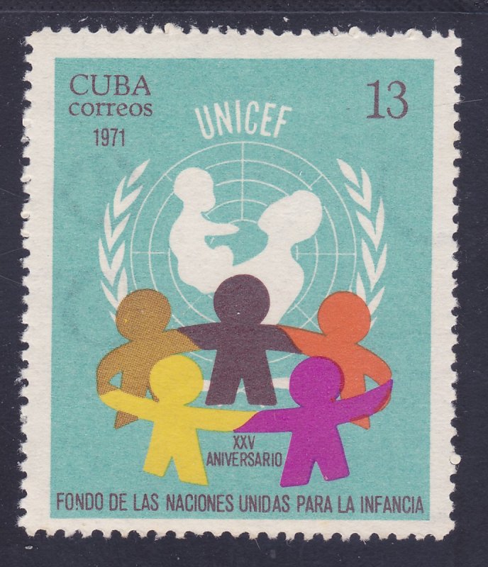 Cuba 1668 MNH 1972 UNICEF 25th Anniversary Issue