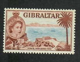 Gibraltar; Scott 141; 1953; Unused; NH