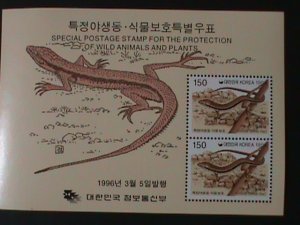 ​KOREA-1996-SC#1866-PROTECTION OF WILD ANIMALS-MNH S/S VF WE SHIP TO WORLDWIDE