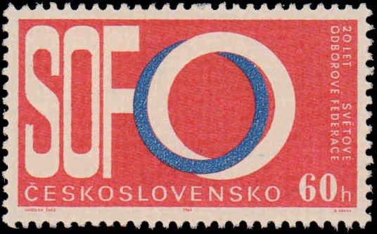 Czechoslovakia #1321, Complete Set, 1965, Never Hinged