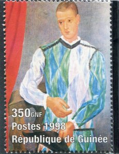 Guinea 1998 Pablo PICASSO Paintings 1 value Perforated Mint (NH)