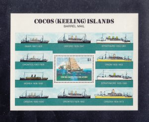 Cocos Islands Scott #114 (S/Sheet) MNH