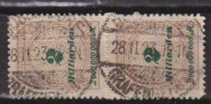 Germany Sc.# 295 Mi 326 used pair