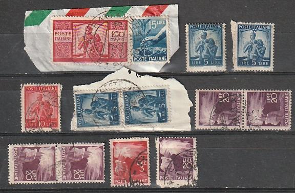 #471-2,474,474,477,487 Italy Used Lot #1