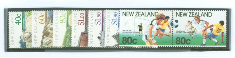 New Zealand #1014/1022 Mint (NH)  (Sheep) (Soccer)