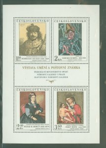 Czechoslovakia & Czech Republic #1910-1913  Souvenir Sheet