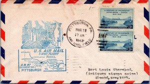 FFC 1949 Airmail RT AM #97 Seg #1 - Pittsburgh PA To Hagerstown, MD - F70213