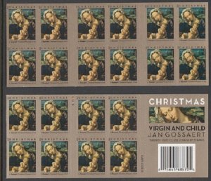 Christmas Holiday Virgin & Child Booklet of 20 - Stamps Scott 4815b