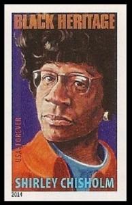 US 4856a Black Heritage Shirley Chisholm imperf NDC single MNH 2014