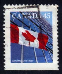 Canada #1361c Flag and Building; Used (0.25)